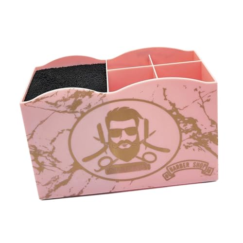 Folpus Salon-Organizer, Friseur-Werkzeughalter, Haarbürstenhalter, Scherenhalter, Salon-Scherenhalter, Regal für Bürsten, Haarstyling-Kämme, Rosa Folpus Salon-Organizer, Friseur-Werkzeughalter, Haarbürstenhalter, Scherenhalter, Salon-Scherenhalter, Regal für Bürsten, Haarstyling-Kämme, Rosa von Folpus