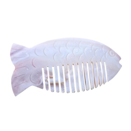Folpus Styling-Shampoo-Kamm ohne Griff, breiter Kamm für Männer und Frauen, Fisch von Folpus