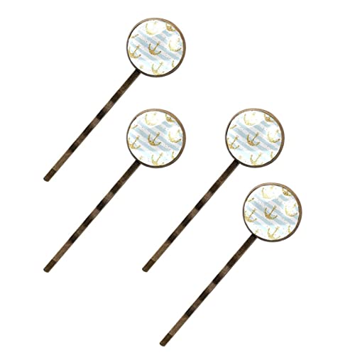 Glam Gold Anker-Haarschmuck, elegante Haarspangen, süße Haarspangen, süße handgefertigte Haarnadeln Glam Gold Anker-Haarschmuck, elegante Haarspangen, süße Haarspangen, süße handgefertigte Haarnadeln von Folytop
