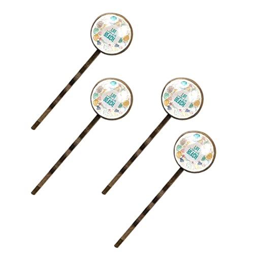Haarspangen für Damen, Strandmuschel, Haarnadeln, Zubehör, 4 Stück Haarspangen für Damen, Strandmuschel, Haarnadeln, Zubehör, 4 Stück von Folytop