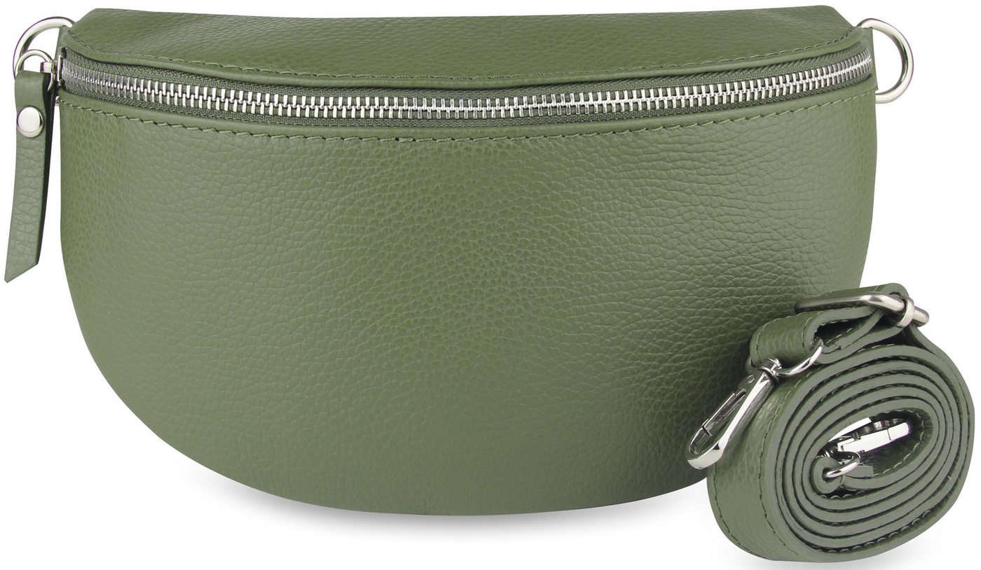 Fomax Umhängetasche Elegante Damen Umhängetasche aus italienischem Echtleder, mit silbernem Verschluss Fomax Umhängetasche Elegante Damen Umhängetasche aus italienischem Echtleder, mit silbernem Verschluss von Fomax