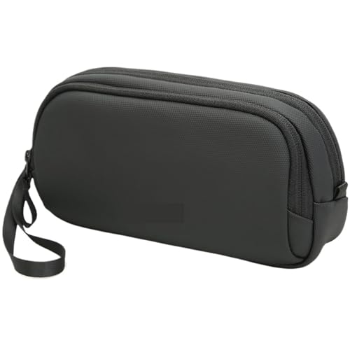 5 Stück leichte, wasserdichte Handtaschen zur Aufbewahrung digitaler Kabel, Reisetaschen-Organizer for Elektronik Zur Aufbewahrung von Datenkabeln(Gray) von FonHNDG