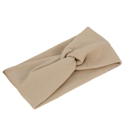 Stirnband Baumwolle elastische Knoten Stirnbänder Haarschmuck for Mädchen Twist Cross Haarband Make-up Kopf Band Haargummis(ZLHH1134-2) von FonHNDG