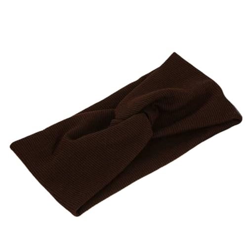 Stirnband Baumwolle elastische Knoten Stirnbänder Haarschmuck for Mädchen Twist Cross Haarband Make-up Kopf Band Haargummis(ZLHH1620-5) von FonHNDG