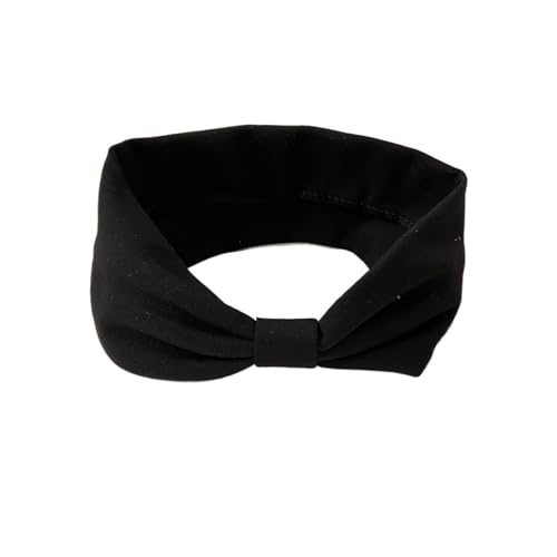 Stirnband Baumwolle elastische Knoten Stirnbänder Haarschmuck for Mädchen Twist Cross Haarband Make-up Kopf Band Haargummis(ZO0010171-01) von FonHNDG