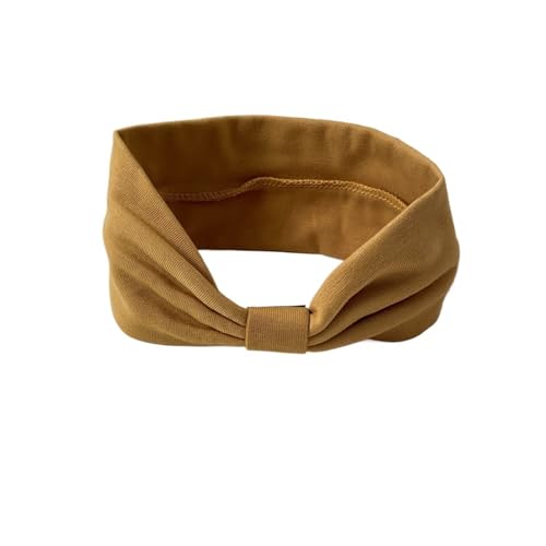 Stirnband Baumwolle elastische Knoten Stirnbänder Haarschmuck for Mädchen Twist Cross Haarband Make-up Kopf Band Haargummis(ZO0010171-03) von FonHNDG