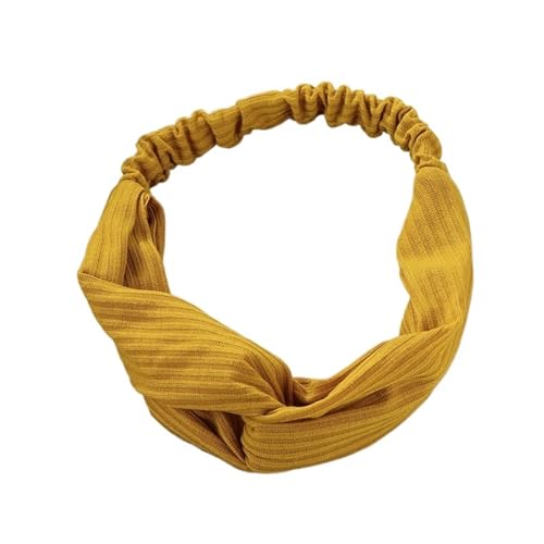 Stirnband Baumwolle elastische Knoten Stirnbänder Haarschmuck for Mädchen Twist Cross Haarband Make-up Kopf Band Haargummis(ZVZL1180-2) von FonHNDG