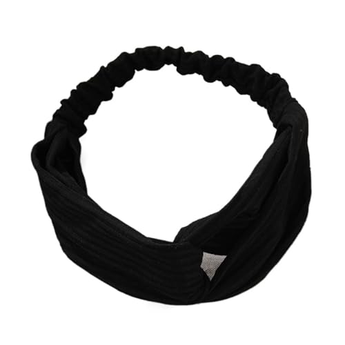 Stirnband Baumwolle elastische Knoten Stirnbänder Haarschmuck for Mädchen Twist Cross Haarband Make-up Kopf Band Haargummis(ZVZL1180-5) von FonHNDG