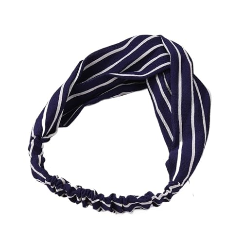 Stirnband Baumwolle elastische Knoten Stirnbänder Haarschmuck for Mädchen Twist Cross Haarband Make-up Kopf Band Haargummis(ZVZL2273-4) von FonHNDG