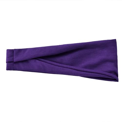 Stirnband Einfarbige elastische Haarbänder Yoga Stirnband for Frauen Turban Make-up Haarband Headwrap Haarschmuck(Color17) von FonHNDG