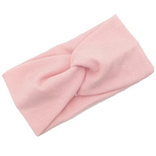 Stirnband Frauen Mädchen Einfarbig Stirnbänder Gestrickte Baumwolle Haar Bands Vintage Kreuz Turban Verband Bandanas Haarbänder Haar Zubehör(2) von FonHNDG