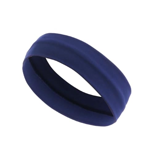Stirnband Sommer Einfarbig Sport Stirnband Frauen Yoga Laufen Fitness Turban Schweißband Haar Zubehör Absorbieren Schweiß Gym Haarbänder(Blue) von FonHNDG