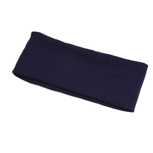 Stirnband Sport Radfahren Gesicht Waschen Haarbänder Weiche Baumwolle Gestrickte Stirnband for Frauen Mädchen Bandanas Haar Zubehör(Blue) von FonHNDG