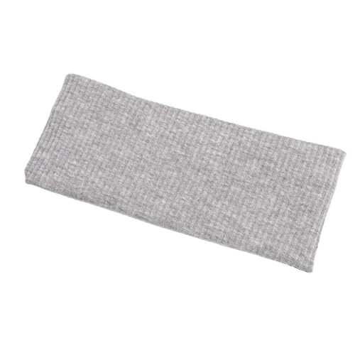 Stirnband Sport Radfahren Gesicht Waschen Haarbänder Weiche Baumwolle Gestrickte Stirnband for Frauen Mädchen Bandanas Haar Zubehör(Gray) von FonHNDG