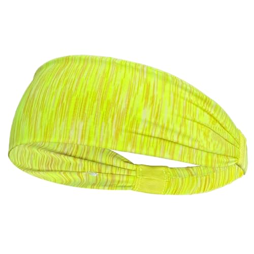 Stirnband Sport Stirnbänder for Männer Frau Gym Yoga Schweiß Haarbänder Weiche Elastische Haarbänder Stretch Outdoor Sport Schweißbänder(Green) von FonHNDG