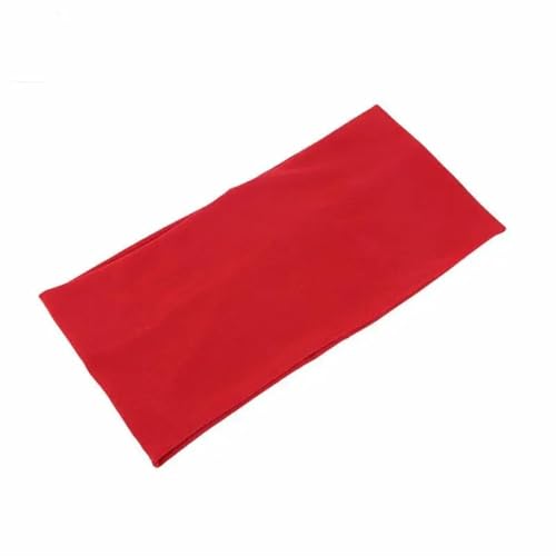 Stirnband Unisex einfarbiges, verbreitertes, elastisches Yoga-Übungs-Stirnband(Red) von FonHNDG