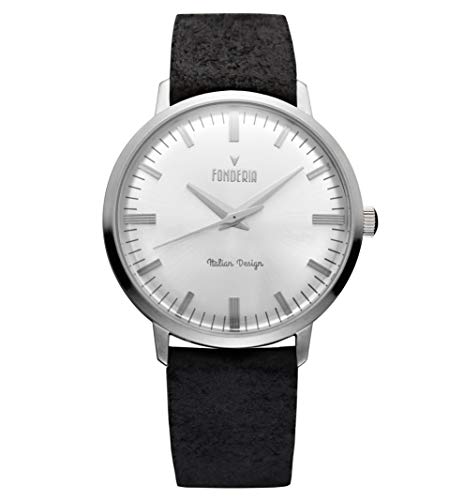 Fonderia Herren Analog Quarz Smart Watch Armbanduhr mit Leder Armband P-6A003US3 Fonderia Herren Analog Quarz Smart Watch Armbanduhr mit Leder Armband P-6A003US3 von Fonderia