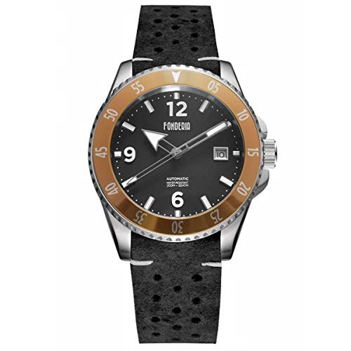 Fonderia Herrenuhr NECTON - Automatikwerk, Saphirglas, Wasserdicht 20 BAR, Leuchtet im Dunkeln Fonderia Herrenuhr NECTON - Automatikwerk, Saphirglas, Wasserdicht 20 BAR, Leuchtet im Dunkeln von Fonderia