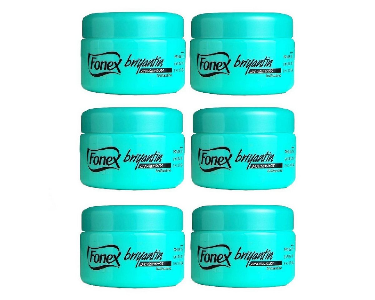 Fonex Cosmetics Styling-Creme 6x Fonex Briyantin Haarstylingcreme Brillantine 150ml, 6-tlg. Fonex Cosmetics Styling-Creme 6x Fonex Briyantin Haarstylingcreme Brillantine 150ml, 6-tlg. von Fonex Cosmetics