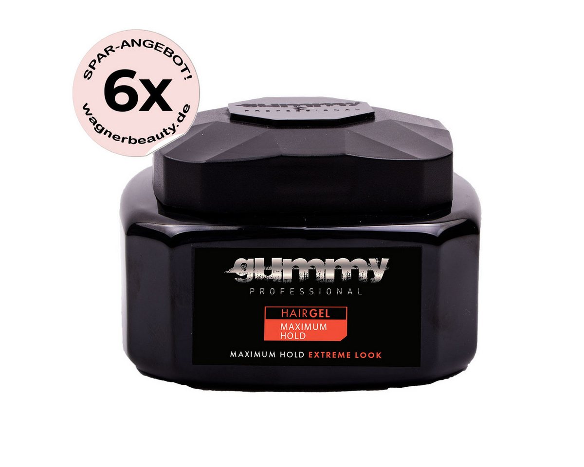 Fonex Haargel Fonex Gummy Hairgel Maximum Hold & Extreme Look 6 x 500ml Fonex Haargel Fonex Gummy Hairgel Maximum Hold & Extreme Look 6 x 500ml von Fonex