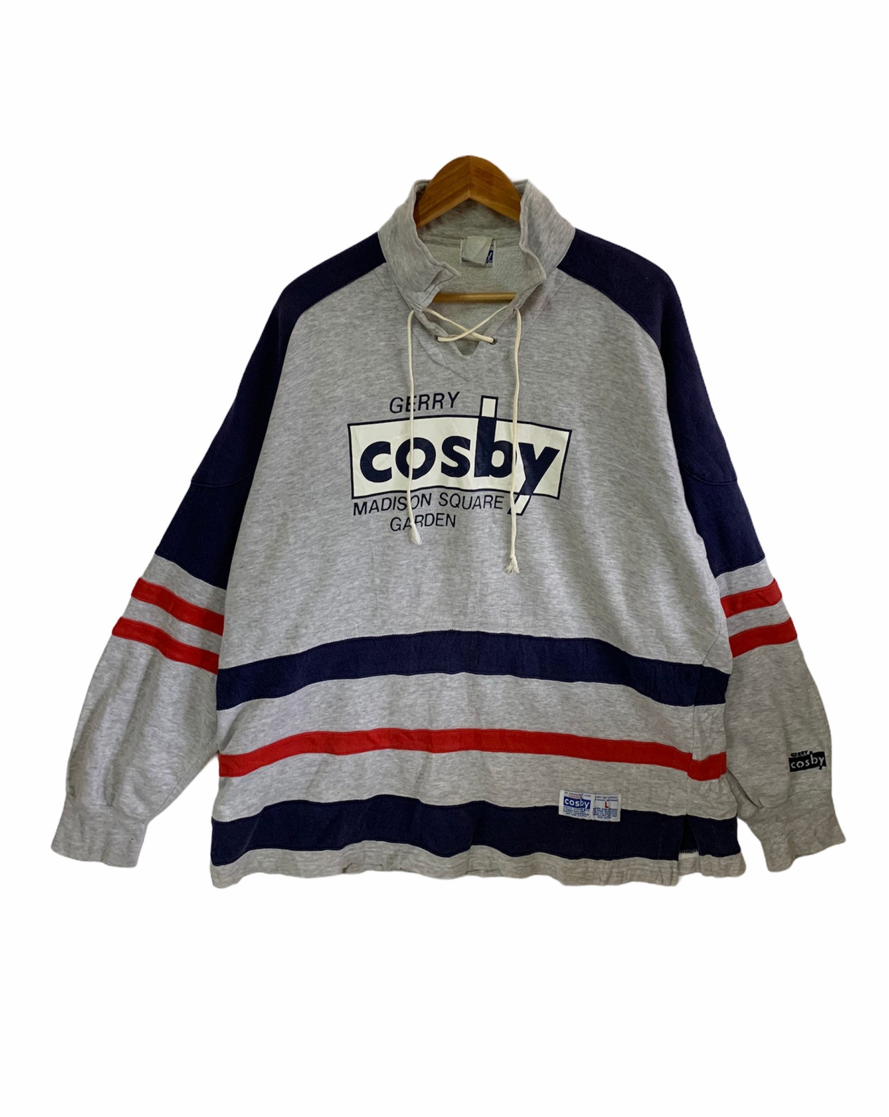 Vintage 90Er Jahre Gerry Cosby Madison Square Garden Oversize Pullover Herren Sweatshirt Großes Logo von FongfongStudio