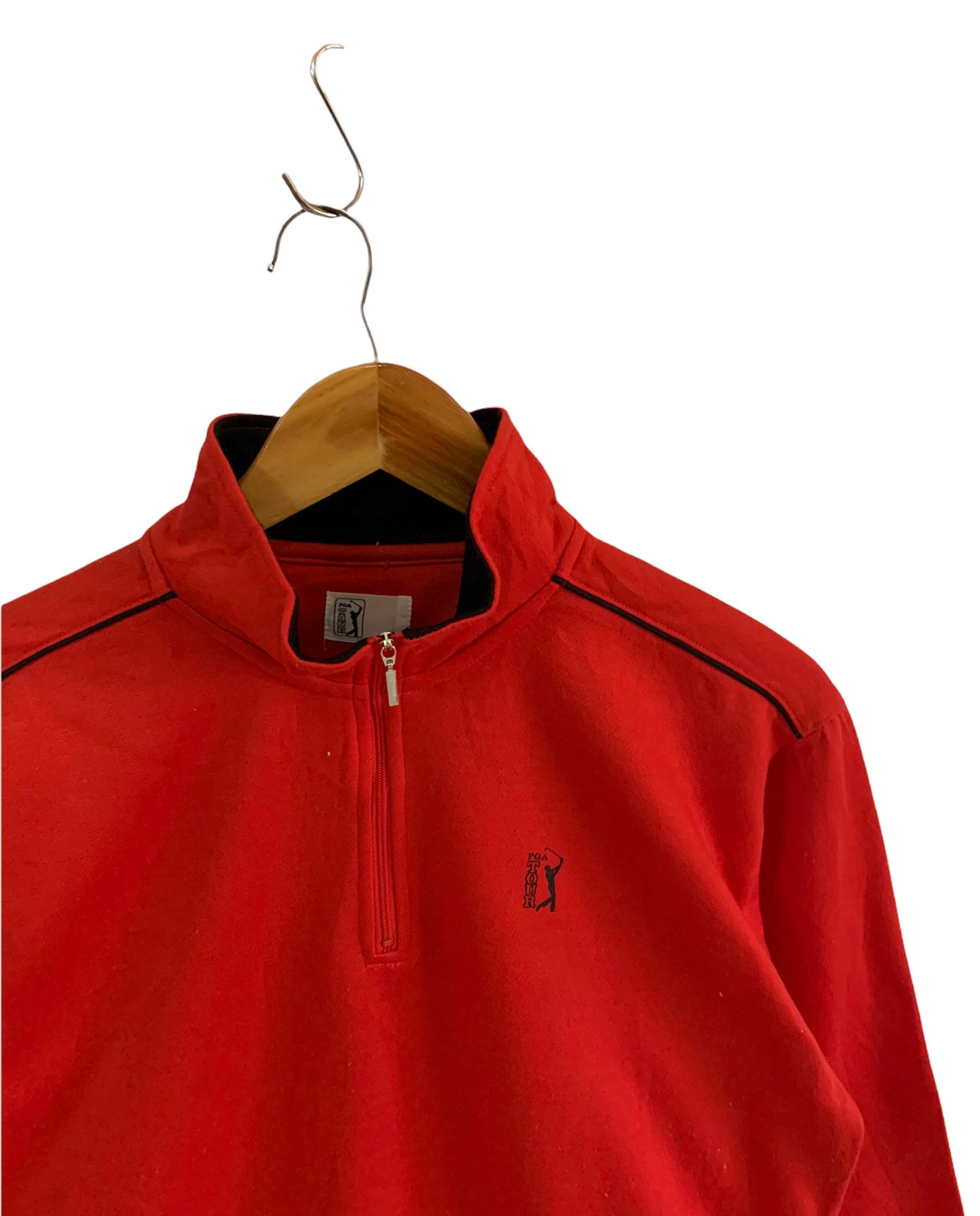 Vintage Pga Tour Golf Sweatshirt Half Zip Große Größe Pga Tiger Woods Mode Sport Pullover von FongfongStudio