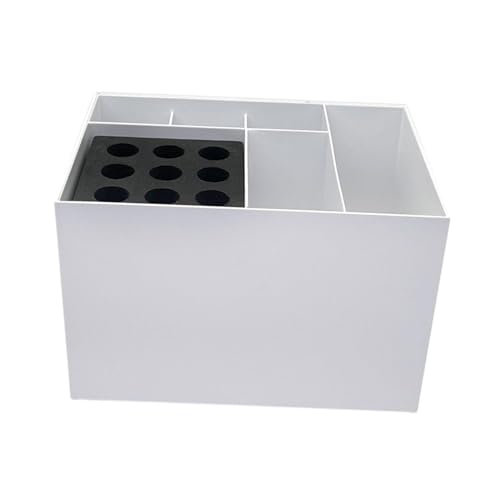 Fonowx Barber Shop Scheren-Organizer-Ständer, Friseurscherenhalter, Scherenblock für Clips, Weiß 9 Löcher Fonowx Barber Shop Scheren-Organizer-Ständer, Friseurscherenhalter, Scherenblock für Clips, Weiß 9 Löcher von Fonowx