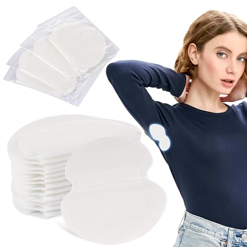 Fonyiunce 100 Stück Achselpads, Achselpads Damen Und Herren, Achsel Schweißpads, Komfortabel Antitranspirant, Selbstklebend Schweißpads Achseln, Unsichtbar und Bequem von Fonyiunce