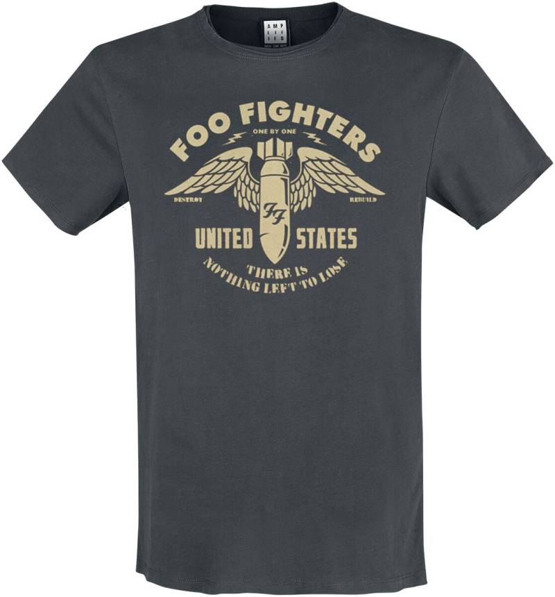 Foo Fighters Amplified Collection - One By One T-Shirt charcoal in M von Foo Fighters