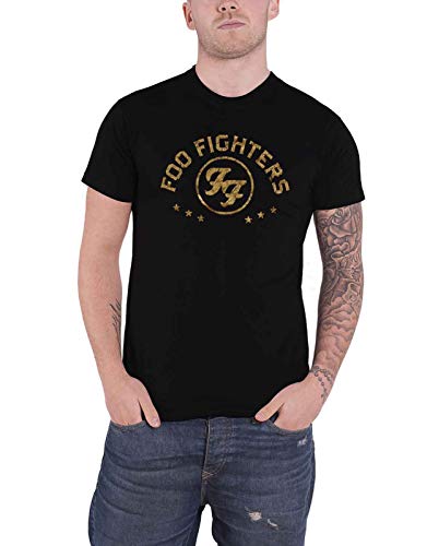 Foo Fighters Arched Star Männer T-Shirt schwarz M 100% Baumwolle Band-Merch, Bands von Foo Fighters