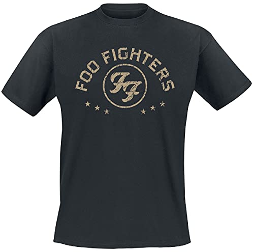 Foo Fighters Arched Star Männer T-Shirt schwarz M 100% Baumwolle Band-Merch, Bands von Foo Fighters