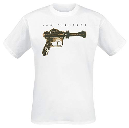 Foo Fighters Herren T-Shirt Ray Gun weiß von Foo Fighters