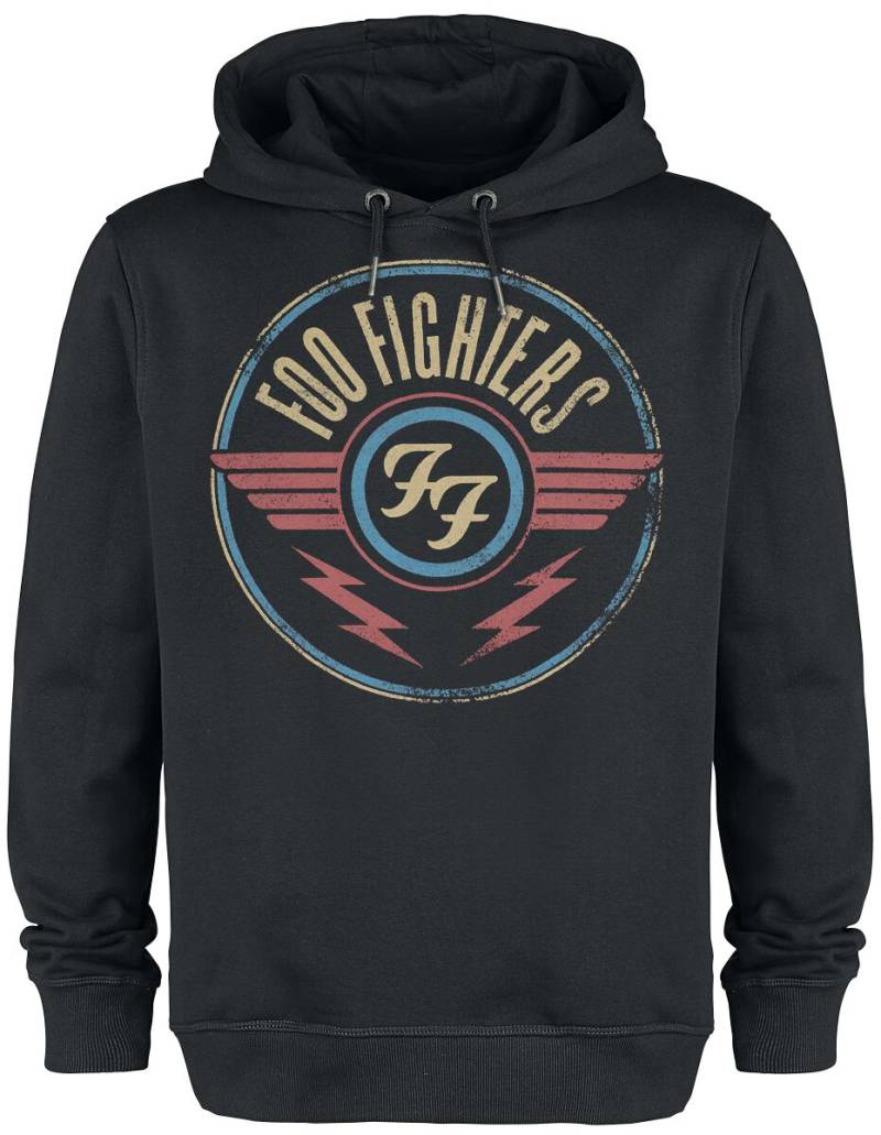 Foo Fighters Kapuzenpullover - Amplified Collection - Foo Fighters Air - S bis 3XL - für Männer - Größe S - schwarz  - Lizenziertes Merchandise! von Foo Fighters