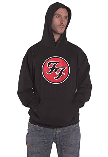 Foo Fighters Kapuzenpullover FF Band Logo Nue offiziell Herren Schwarz Pullover XL von Foo Fighters