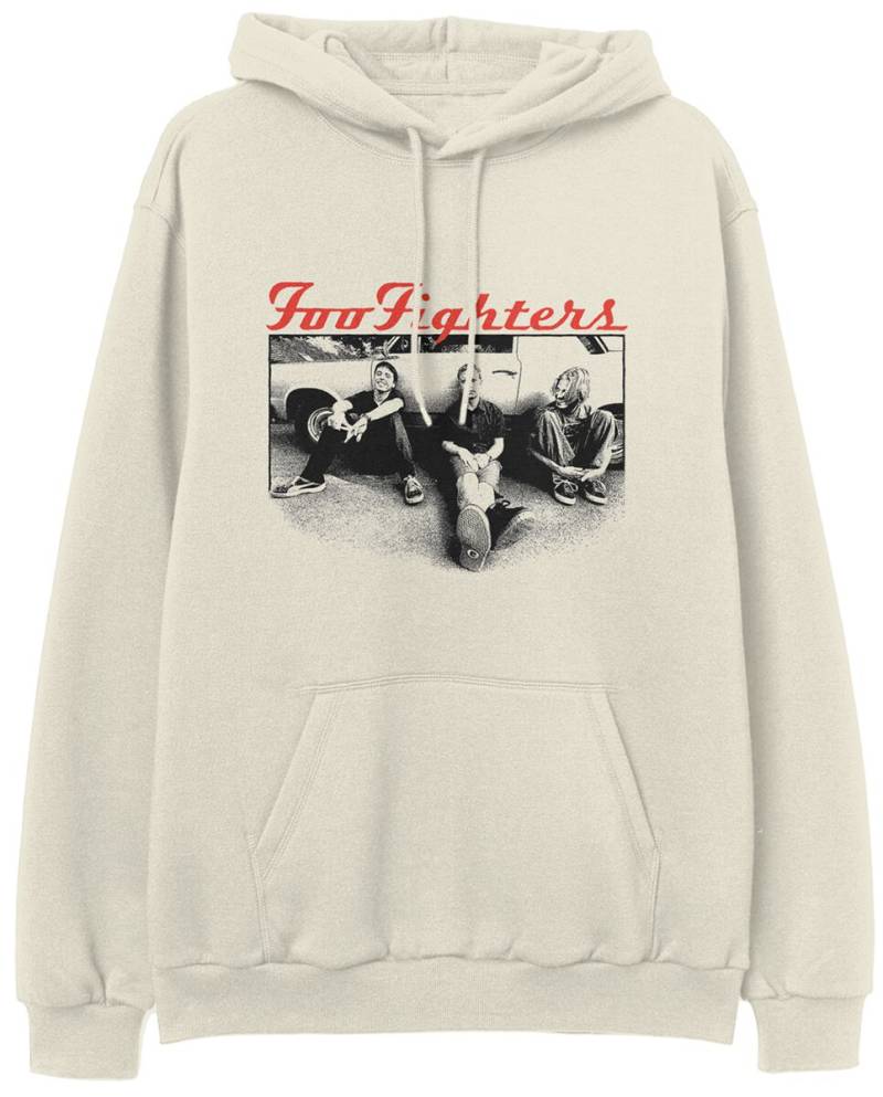 Foo Fighters Kapuzenpullover - Lounging - S bis XL - für Männer - Größe S - beige  - Lizenziertes Merchandise! von Foo Fighters