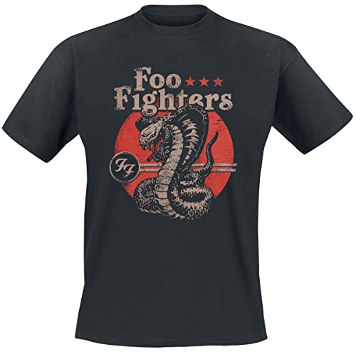 Foo Fighters Snake Männer T-Shirt schwarz M 100% Baumwolle Band-Merch, Bands von Foo Fighters