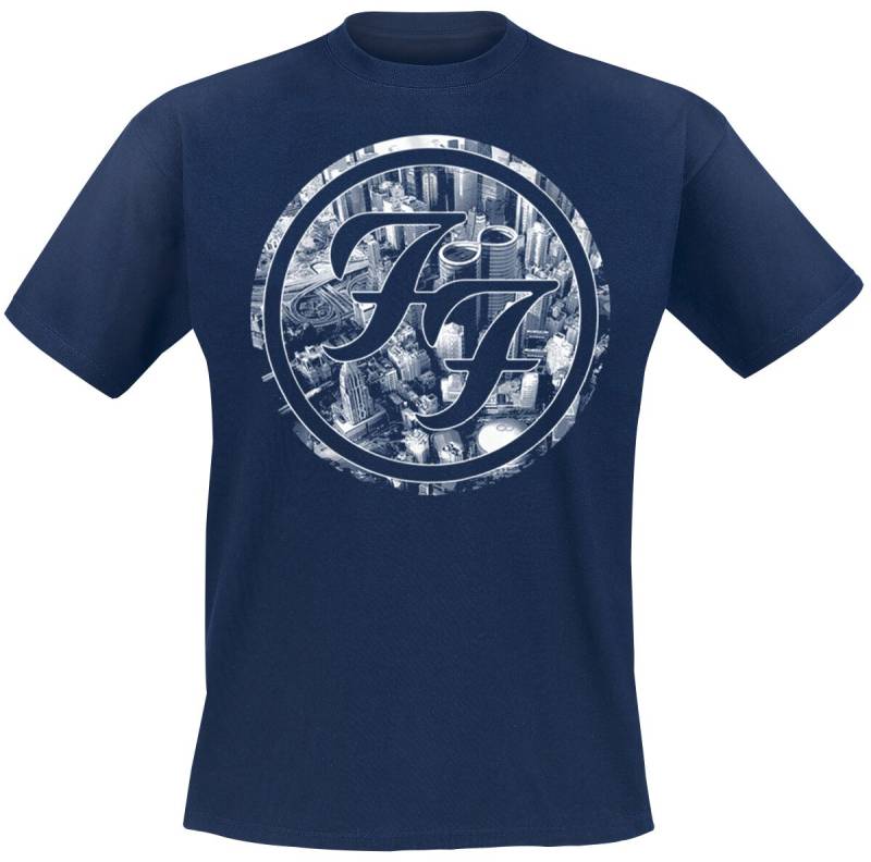 Foo Fighters Sonic Highways - City Circles T-Shirt dunkelblau in XL von Foo Fighters
