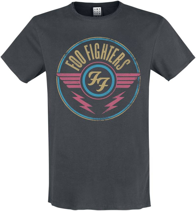 Foo Fighters T-Shirt - Amplified Collection - Air - S bis XXL - für Männer - Größe S - charcoal  - Lizenziertes Merchandise! von Foo Fighters