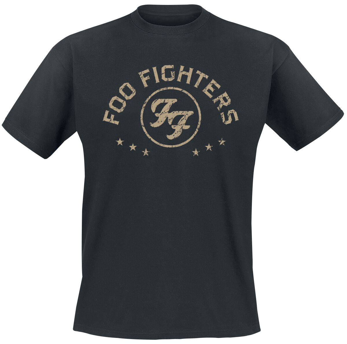 Foo Fighters T-Shirt - Arched Star - S bis XL - für Männer - Größe S - schwarz  - Lizenziertes Merchandise! von Foo Fighters