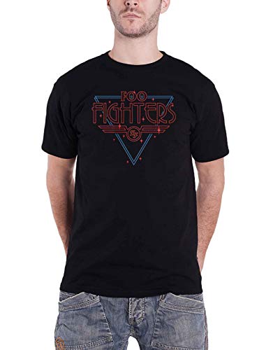 Foo Fighters T Shirt Schwarz Disco Outline Band Logo Nue offiziell Herren von Foo Fighters