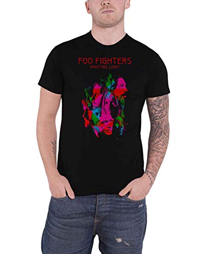 Foo Fighters T Shirt Wasting Light Band Logo Nue offiziell Herren Schwarz M von Foo Fighters