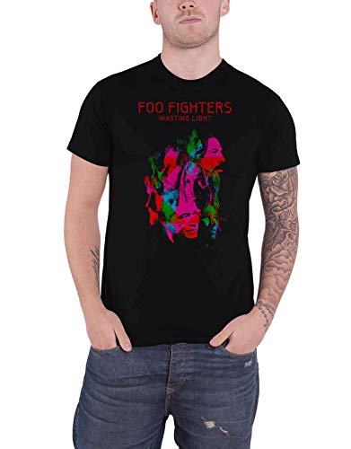 Foo Fighters T Shirt Wasting Light Band Logo Nue offiziell Herren Schwarz S von Foo Fighters
