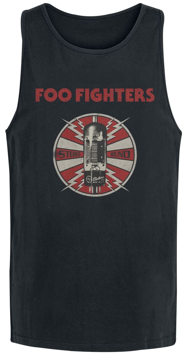 Foo Fighters Tank-Top - Stereo Sound - S bis XXL - für Männer - Größe L - schwarz  - Lizenziertes Merchandise! von Foo Fighters