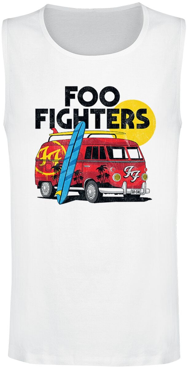 Foo Fighters Tank-Top - Van - 3XL - für Männer - Größe 3XL - weiß  - Lizenziertes Merchandise! von Foo Fighters