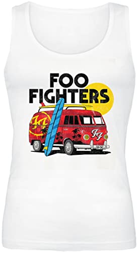 Foo Fighters Van Frauen Top weiß XL 100% Baumwolle Band-Merch, Bands von Foo Fighters