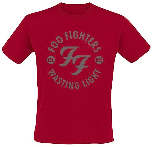 Foo Fighters Wasting Light Männer T-Shirt rot S 100% Baumwolle Band-Merch, Bands, Nachhaltigkeit von Foo Fighters
