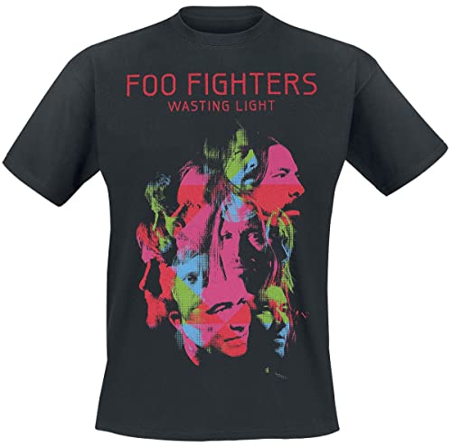 Foo Fighters Wasting Light Männer T-Shirt schwarz S 100% Baumwolle Band-Merch, Bands von Foo Fighters