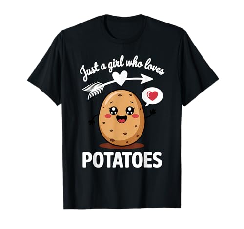 Mädchen, das Kartoffeln liebt T-Shirt Mädchen, das Kartoffeln liebt T-Shirt von Food Girl Potatoe Lover