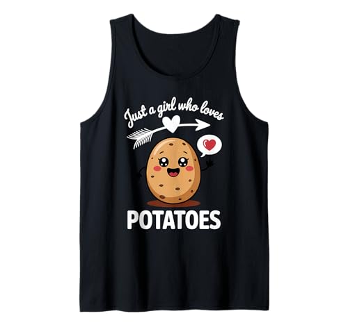 Mädchen, das Kartoffeln liebt Tank Top Mädchen, das Kartoffeln liebt Tank Top von Food Girl Potatoe Lover