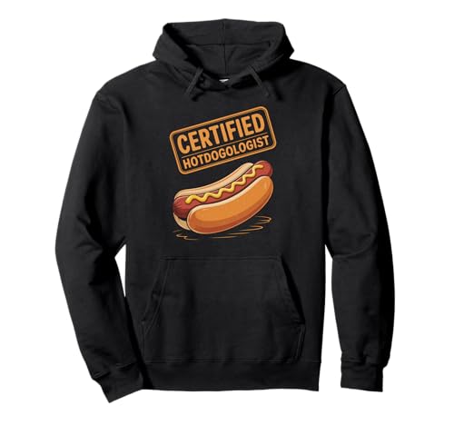 Lustiger Spruch Zertifizierter Hotdogologe Hotdog Liebhaber Frauen Männer Pullover Hoodie Lustiger Spruch Zertifizierter Hotdogologe Hotdog Liebhaber Frauen Männer Pullover Hoodie von Food Lovers BBQ Fans Grill Chefs Humor Sausage Bun